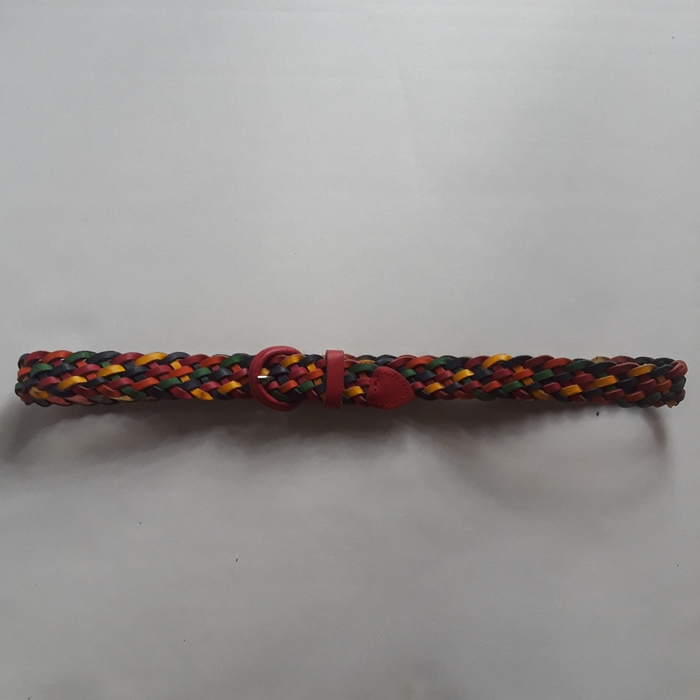 3 for 15 Vintage Rainbow Rope Braid Belt